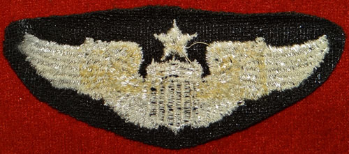 WW II Cloth 3 inch "SENIOR PILOT" Wing