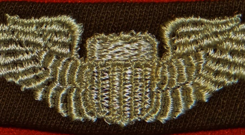 WW II Cloth 3 inch "PILOT" Wing