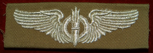 WW II Cloth 3 inch "BOMBARDIER" Wing