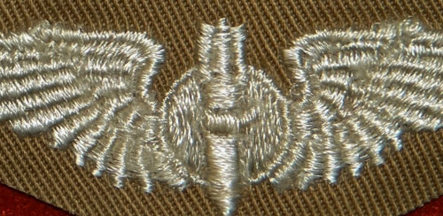 WW II Cloth 3 inch "BOMBARDIER" Wing