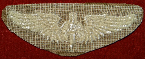 WW II Cloth 3 inch "BOMBARDIER" Wing