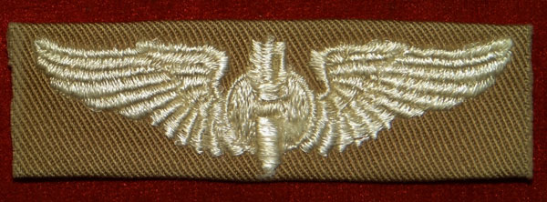 WW II Cloth 3 inch "BOMBARDIER" Wing