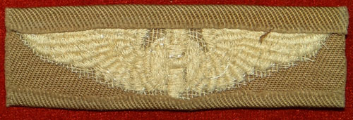 WW II Cloth 3 inch "BOMBARDIER" Wing