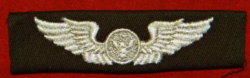 WW II Cloth 3 inch "AIRCREW" Wing