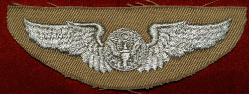 WW II Cloth 3 inch "AIRCREW" Wing