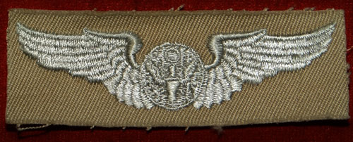 WW II Cloth 3 inch "AIRCREW" Wing