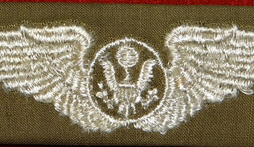 WW II Cloth 3 inch "AIRCREW" Wing