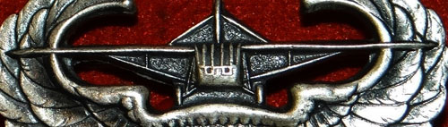 WW II Sterling Pin Back "GLIDER QUALIFICATION" Badge