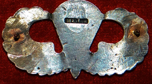 Sterling "PARACHUTIST QULIFICATION" Badge