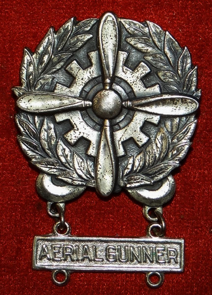WW II Sterling Pin Back AAF "TECHNICIAN" Badge