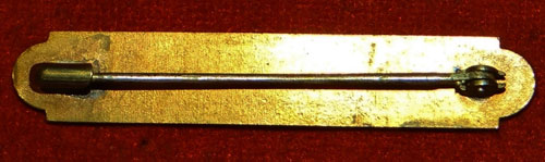 WW I Bronze Pin Back "MARKSMAN" Badge