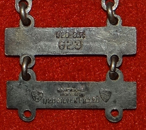 Korean & Vietnam War Period "EXPERT" Marksmanship Badge with Two Bars