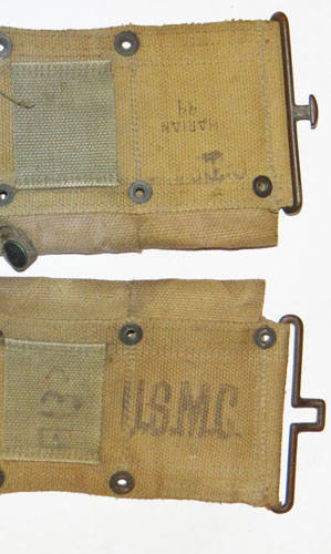 WW II U.S. Marine Corps marked M-1923 Ten Pocket Cartridge Belt