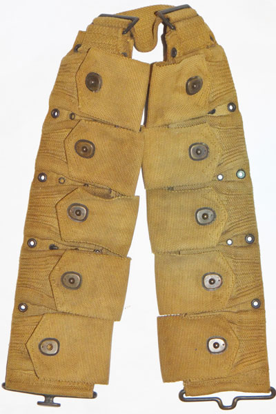U.S. M-1910 WW I & II "Mills" Ten Pocket Cartridge Belt U.S. M-1910 WW I & II "Mills" Ten Pocket Cartridge Belt