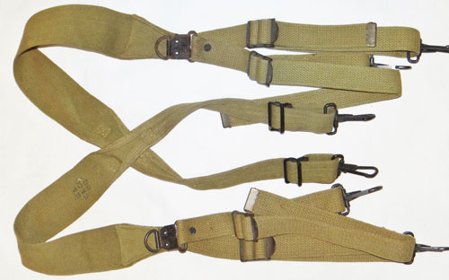 WW II 1942 Dated M-1936 Belt Suspenders