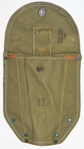 WW II 1945 Dated M-1943 Entrenching Shovel with Web Carrier