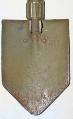 WW II 1945 Dated M-1943 Entrenching Shovel with Web Carrier