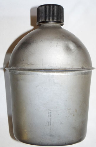 WW II 1945 Dated M-1910/42 Stainless Steel Canteen