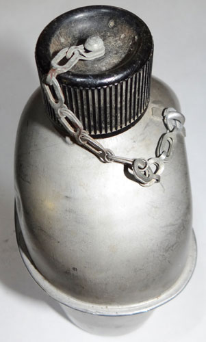 WW II 1945 Dated M-1910/42 Stainless Steel Canteen