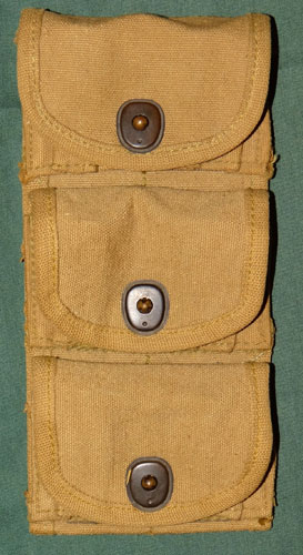 U.S. WW I M17 Three Pocket Ammunition Pouch