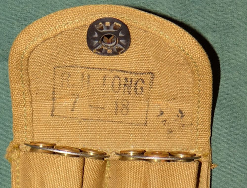 U.S. WW I M17 Three Pocket Ammunition Pouch