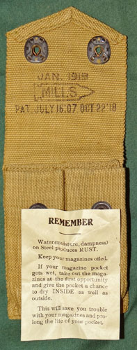 U.S. WW I Automatic Pistol Clip Pouch