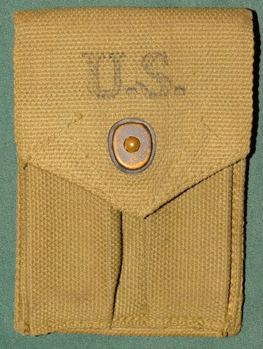 U.S. WW II M-1923 Automatic Pistol Clip Pouch