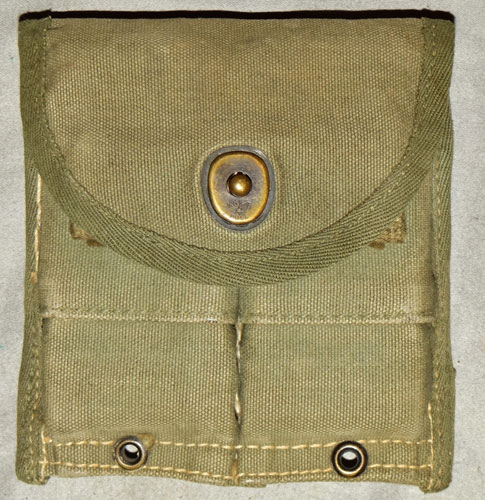 U.S. WW II M-43/44 M-1 Carbine & M-1 Garand Clip Pouch