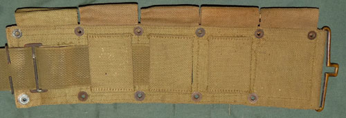 WW II U.S. M-1923 10 Pocket Cartridge Belt