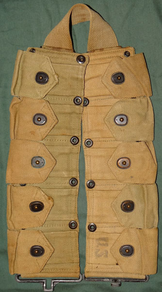 WW II U.S. M-1923 10 Pocket Cartridge Belt