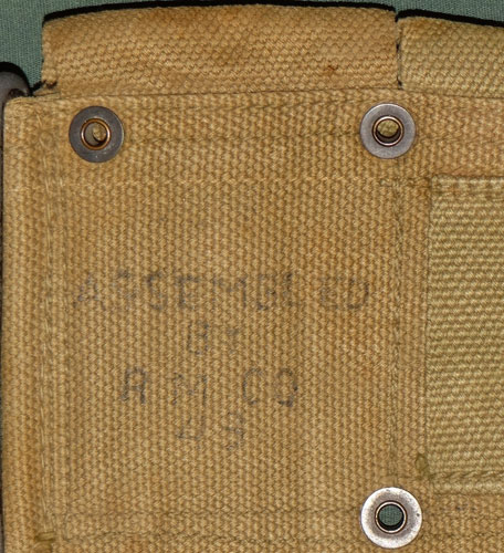 WW II U.S. M-1923 10 Pocket Cartridge Belt