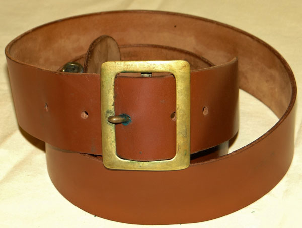 U.S. Army WW II Enlisted Man's Leather Garrison Belt - US Field Gear ...