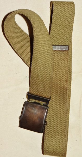World War I U.S. Web Belt for Trousers World War I U.S. Web Belt for Trousers