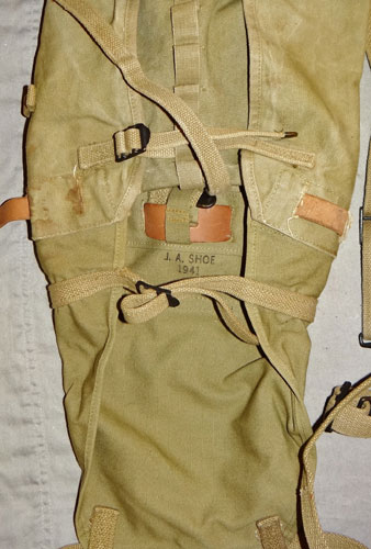 U.S. WW II M-1928 Haversack with Bottom Carrier