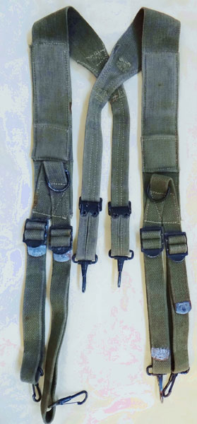 U.S. WW II Army M-1944 Combat Suspenders