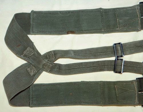 U.S. WW II Army M-1944 Combat Suspenders