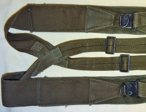 U.S. WW II Army M-1944 Combat Suspenders