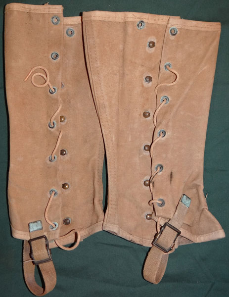 U.S.M.C. WW II Canvas Leggings