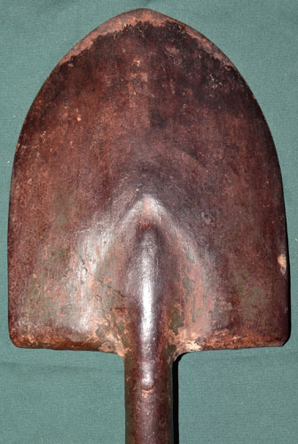 WW II U.S. M-1910 Intrenching Shovel with 1942 Dated Web Carrier