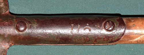 WW II U.S. M-1910 Intrenching Shovel with 1942 Dated Web Carrier