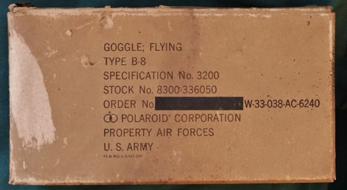 WW II U.S. AAF Type B-8 Flying Goggles
