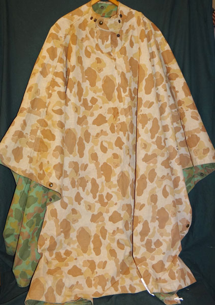 U.S. Navy WW II Camouflage Poncho