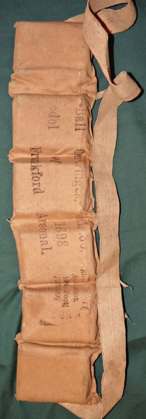 Bandoleer of U.S. 30/40 Krag Rifle Ammunition Bandoleer of U.S. 30/40 Krag Rifle Ammunition