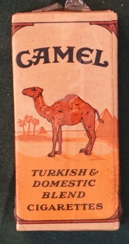 WW II Small Pack of "Camel" Cigarettes