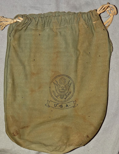 Five WW II U.S. Cloth Bags