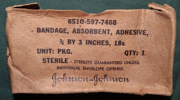 WW II Box of Band-Aids WW II Box of Band-Aids