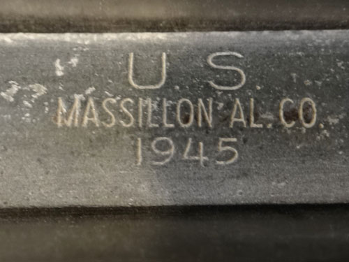WW II 1945 Dated M-1942 Stainless Steel Meat Can