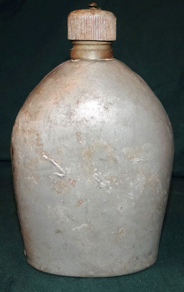 WW I U.S. M-1910 Aluminum Canteen WW I U.S. M-1910 Aluminum Canteen