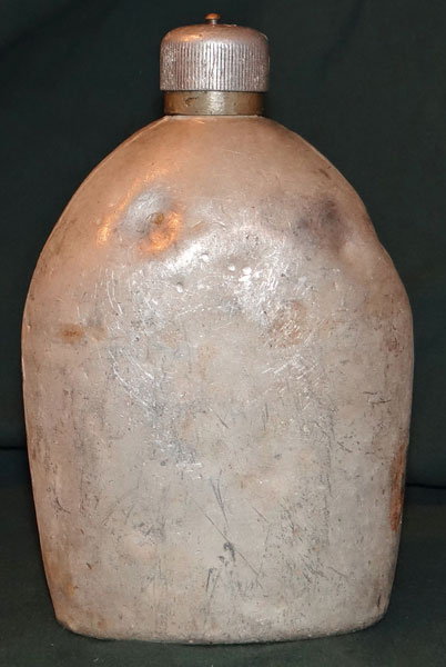 WW I U.S. M-1910 Aluminum Canteen WW I U.S. M-1910 Aluminum Canteen