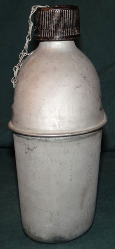 U.S. WW II M-1910/42 Stainless Steel Canteen